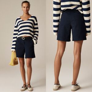 NWT J CREW 7" heritage chino short in black